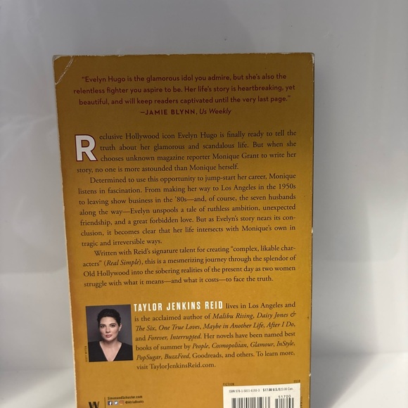 📚 3/$25 📚 The Seven Husbands of Evelyn Hugo by Taylor Jenkins Reid Book - Picture 2 of 2